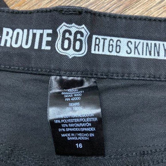 Route 66 Black Skinny - Picture 3 of 8